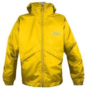 Red Ledge Youth Thunderlight Lightweight Rain Yellow Hooded Jacket Medium